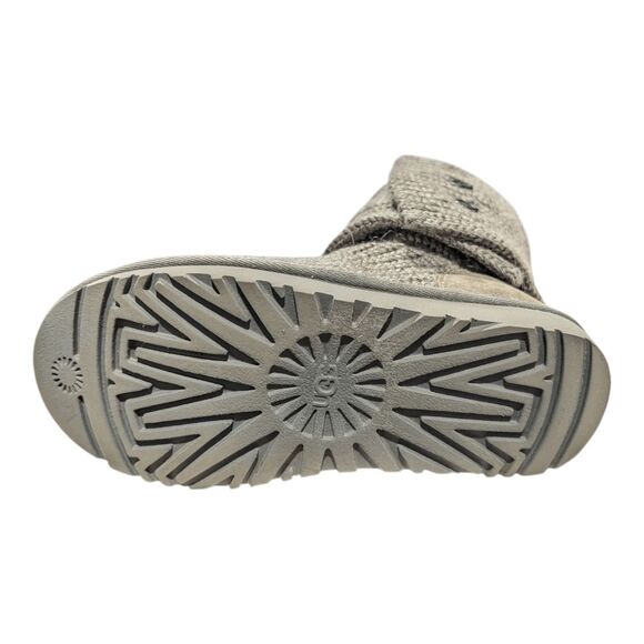 UGG Classic Cardy Knit Winter Boots Size 6 - Picture 8 of 9